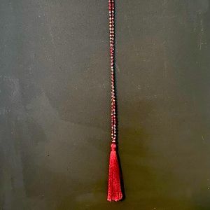 Long beaded necklace